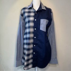 Club Room Men’s Regular Fit Dress Shirt Blue/Navy M